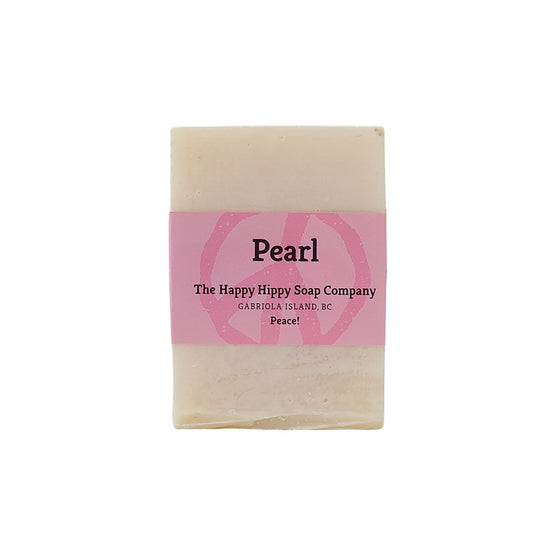Pearl facial soap bar, clean and simple