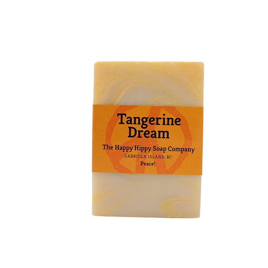 Tangerine Dream citrus, cinnamon, and clove soap bar
